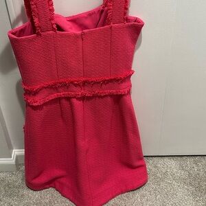Alexis Vibrant Pink Textured Dress